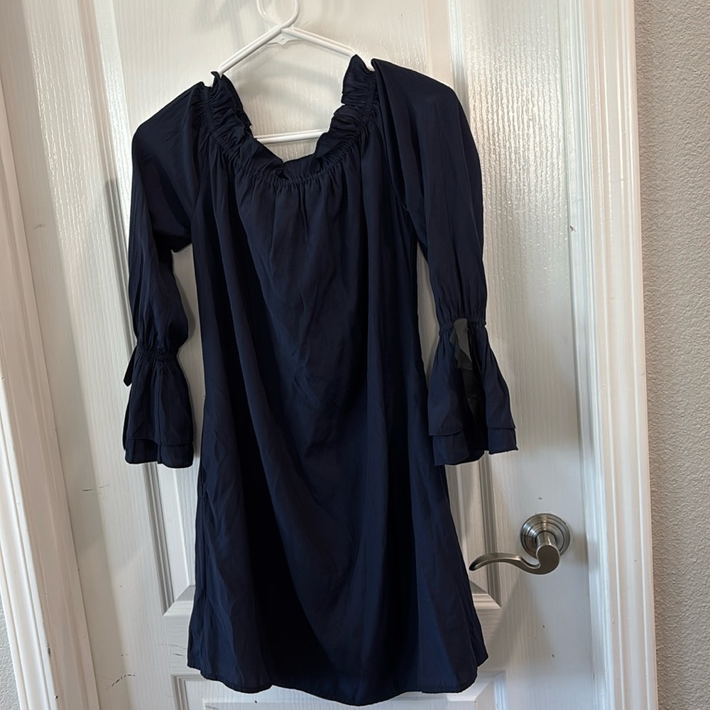 Mini navy dress